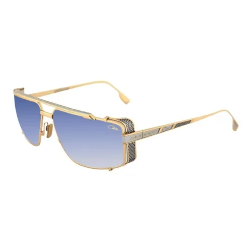 CAZAL Titanium Aviator Sunglasses Unisex Gold