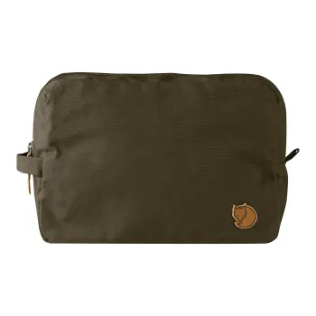 Fjallraven Polyester Toiletry Bag, Storage Bag Large Size Unisex Black Olive Color