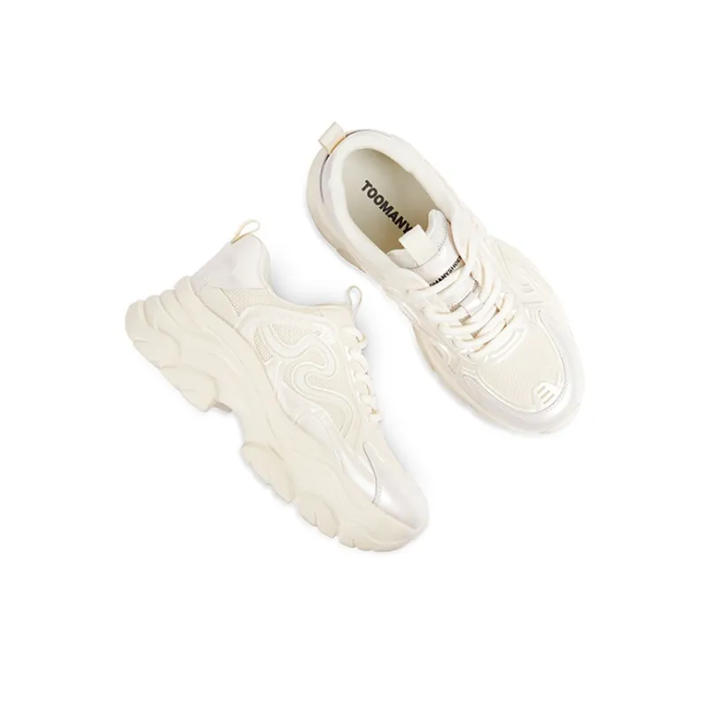 TOOMANYSHOES Heart Gravity Low-Top Chunky Sneakers Women's-8