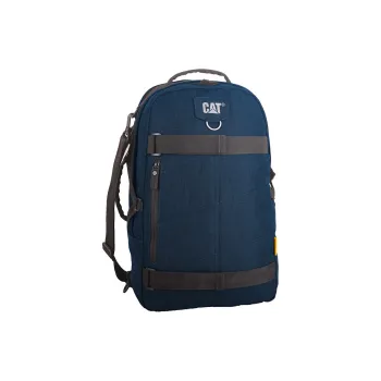 CAT Polyester Laptop Bag Backpack Regular Unisex Dark Blue