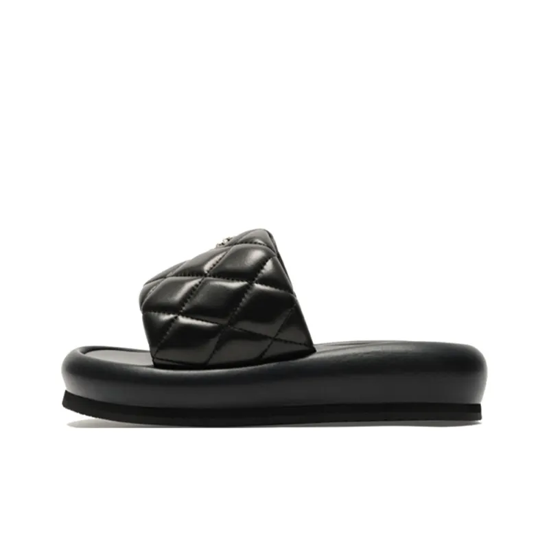 SMFK Slide Slippers Women's Wilderness Black-0