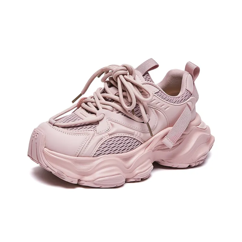 Ruomini Lightweight Height Increasing Low-Top Chunky Sneakers Women's-2