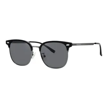 Do Na Stainless Steel Browline Sunglasses Unisex