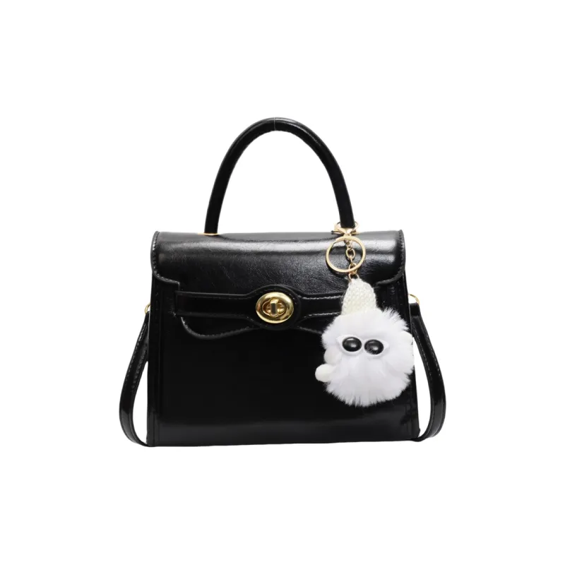 Yalu PU Shoulder Bag, Crossbody Bag, Handbag Regular Women's Black/Ecru/Coffee/Pink/Green-1