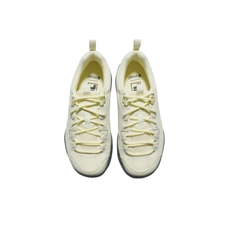 FILA Peyto Anti Slip Wear Resistant Low Top Casual Shoes Unisex Light Yellow-3