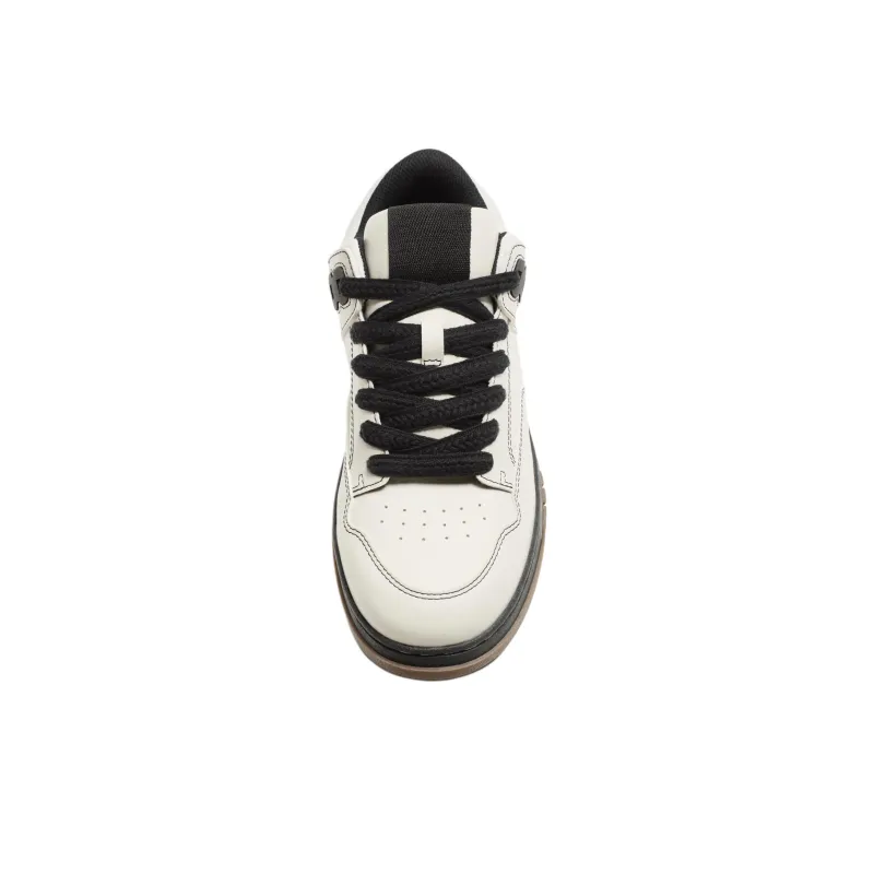 ZARA Low Top Skateboard Shoes Men's White-3