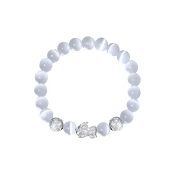 ZHOUBAIFU Obsidian Jade Bracelets Unisex