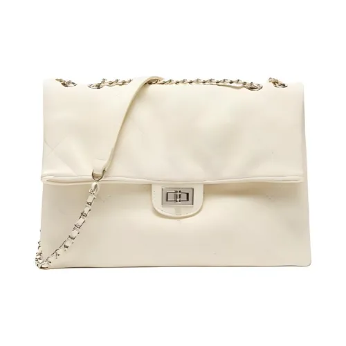 Three Blessings Fabric Shoulder Bag Medium Size Women's Multicolor