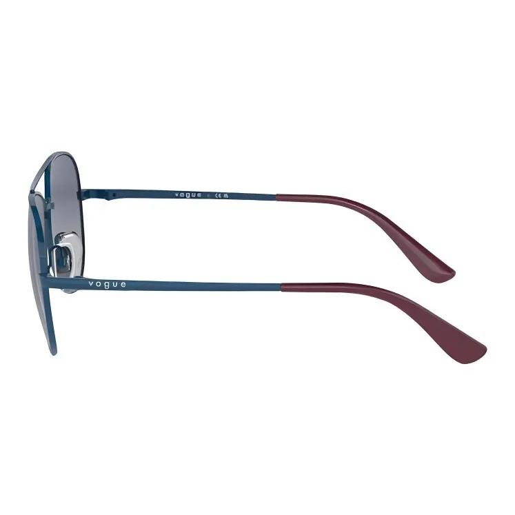VOGUE Metal Aviator Sunglasses Unisex Blue-1