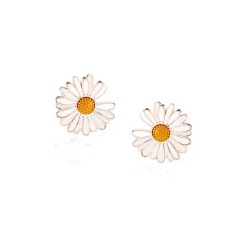 Chongqing Gold Store S925 Silver Stud Earrings Women's