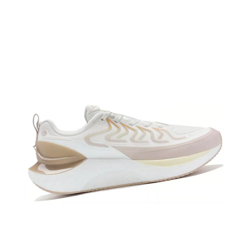 XTEP Wind And Fire 27 Generations Cushioned Slip Resistant Low Top Running Shoes Women's Pink Brown-1