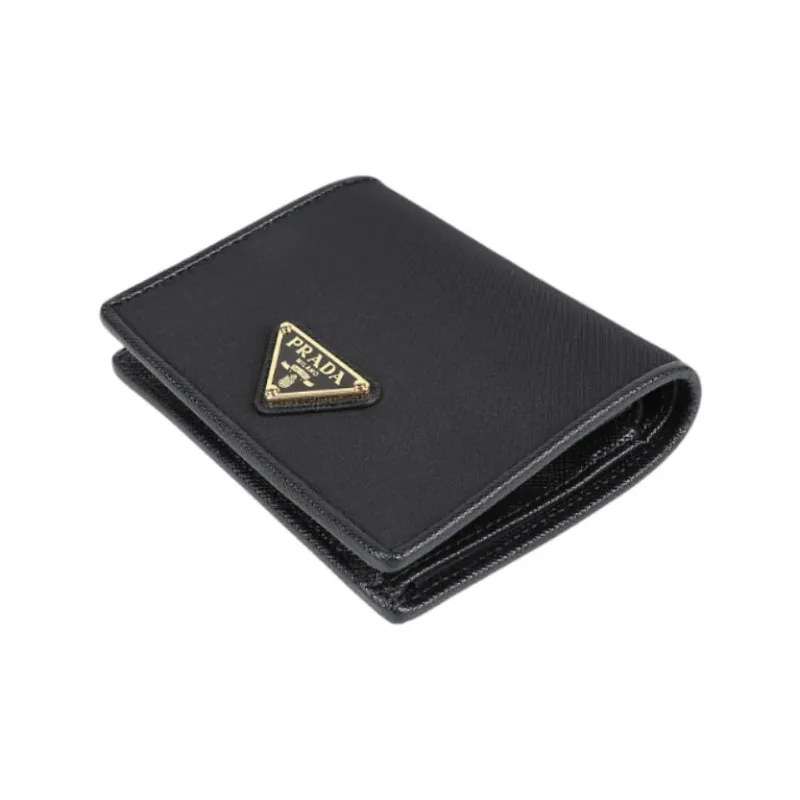 PRADA Nylon Wallet Women's Black-2