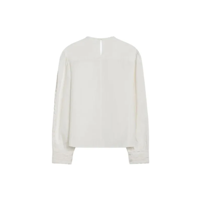 ISABEL MARANT ETOILE Valmira Lace Detailed Top-1