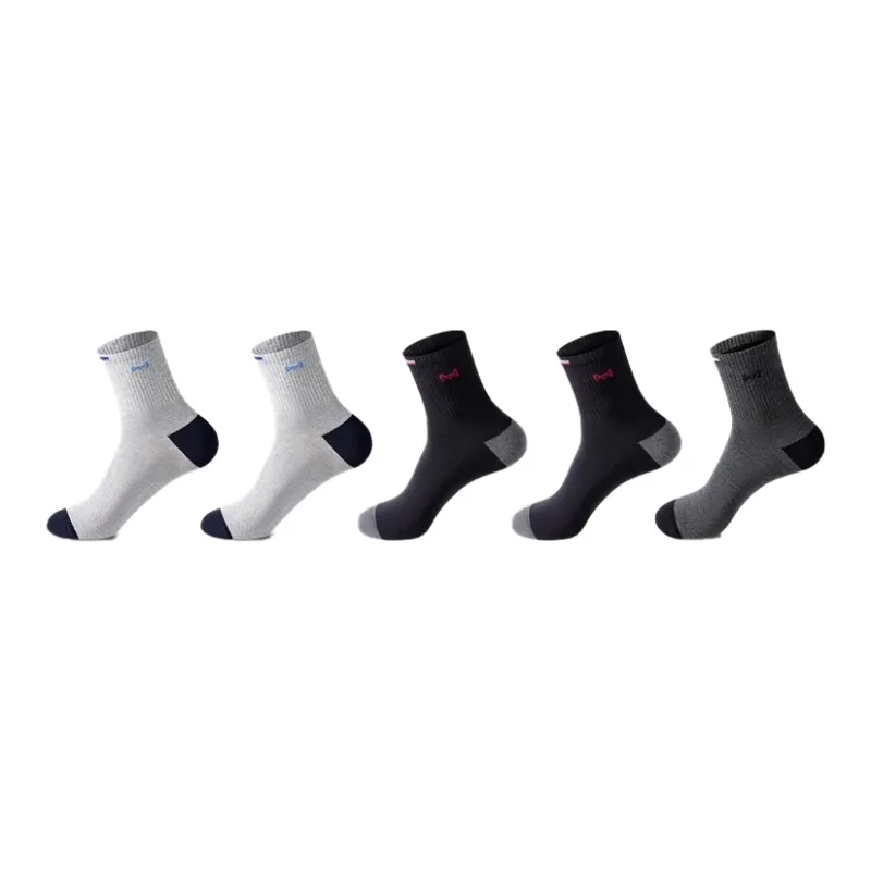 MIIOW Trend Party Series Mid Calf Socks Unisex 5 Pack-5