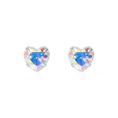 Blooming Petals Zircon Stud Earrings Unisex