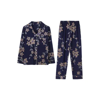 MADALLO Pajama Set Women's Navy Blue