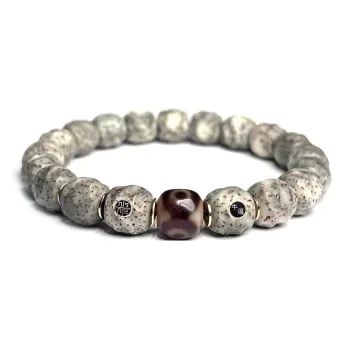 MOUNTAINS AND MANS Star Moon Bodhi Seeds New Chinese Style Good Luck Beaded Bracelet Unisex
