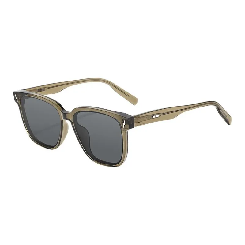 Sagawa Plate Frame TR/Memory Plastic Square Sunglasses Unisex-7