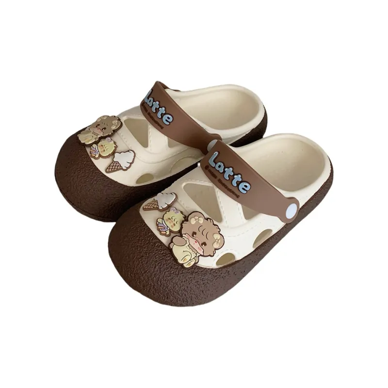 SHIGUDE x MIKKO ILLUSTRATIONS Slippers Women's, White Apricot-18