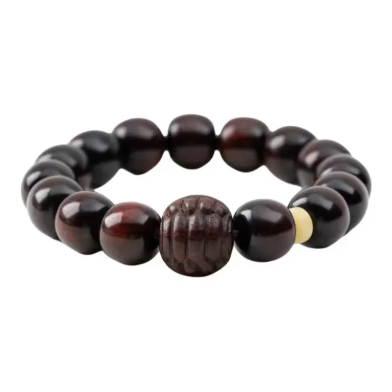 RIXIANGWAN Pterocarpus Bracelets Unisex-15