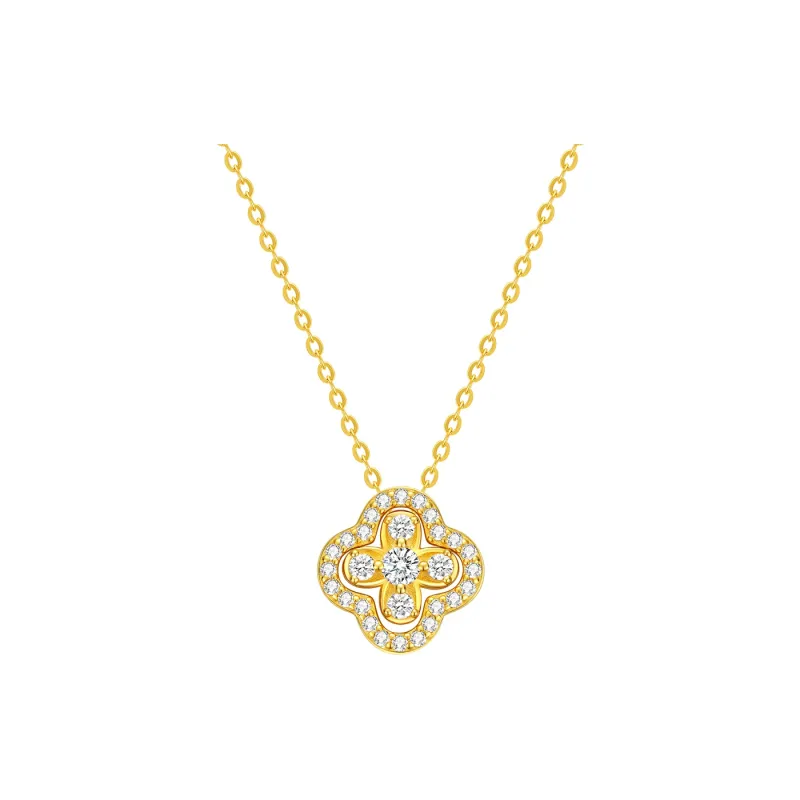 MITHAOL KUSC 925 Sterling Silver 18K Gold Plated Necklaces Women's-0