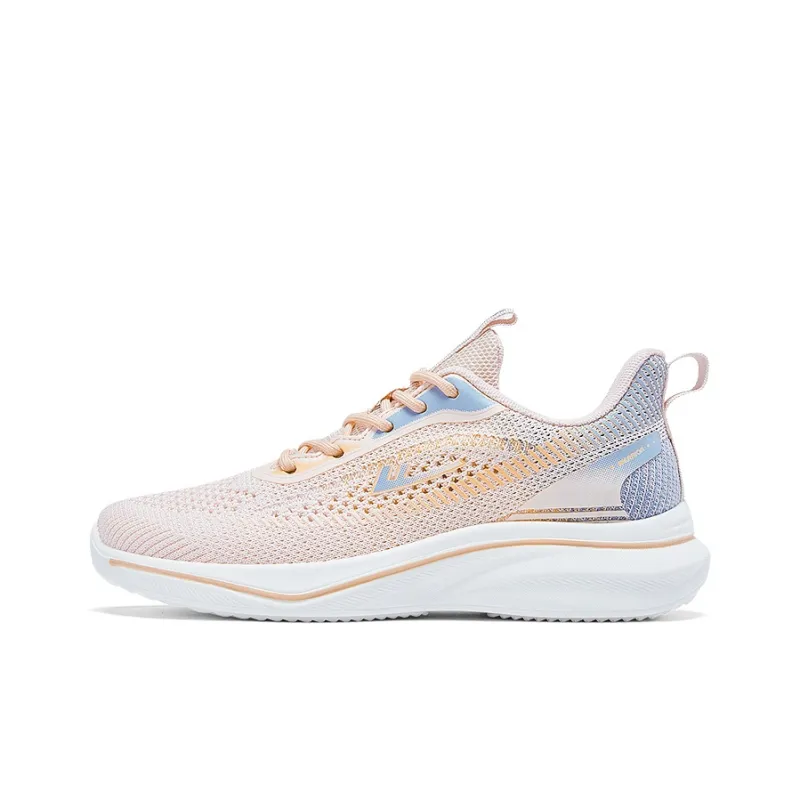 Warrior Cushioning Breathable Low Top Running Shoes Women's Pink-1