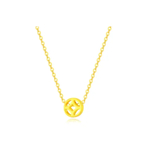 Fortune Gold 925 Sterling Silver Necklaces Unisex