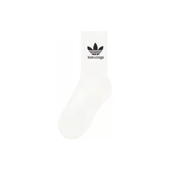 Balenciaga X Adidas Mens Socks White