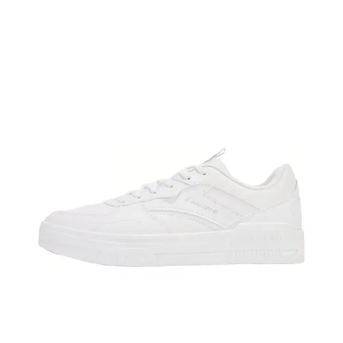 361° Air Force One Slip-Resistant Cushioning Low-Top Skateboard Shoes Men's White