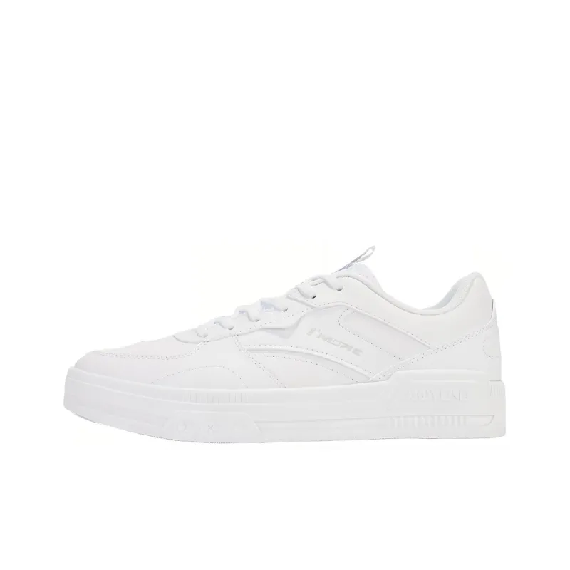 361° Air Force One Slip Resistant Cushioning Low Top Skateboard Shoes Men's White-0