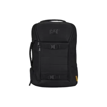 CAT Polyester Backpack Large Size Unisex Black