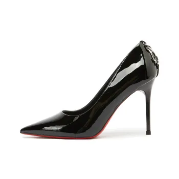 POOQ Slim Heel High Heels 9CM Women's