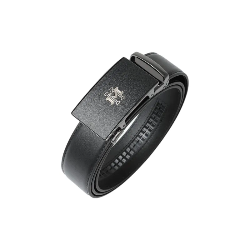 FION Mountain And Sea Journey Series Top Grain Cow Leather Leather Belts Men's 3.5cm-8