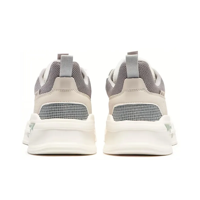 361° Cushioning Wear Resistant Low Top Running Shoes Men's Ecru-3