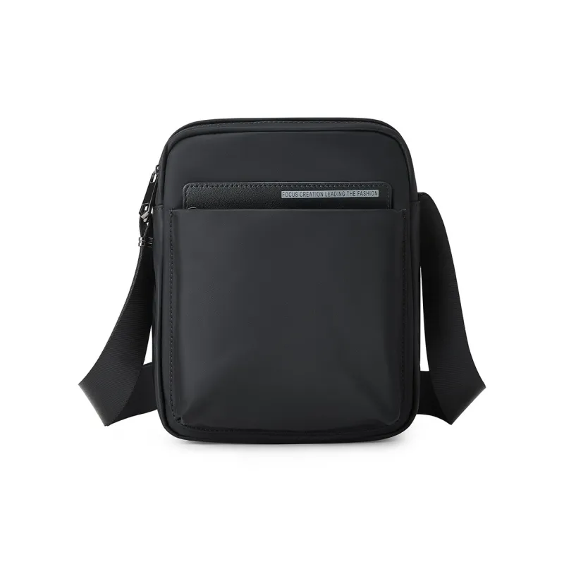 ROBERTA DI CAMERINO Fabric Crossbody Bag Men's Black-0