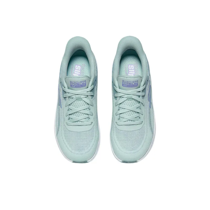 Skechers WOMEN'S GO Series Cushioning Anti Slip And Wear Resistant Low Top Running Shoes Women's Light Blue-2
