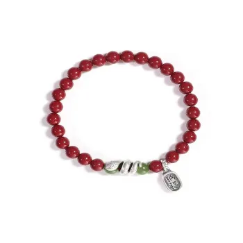 GUANFEI Cinnabar Jade Bracelets Women's
