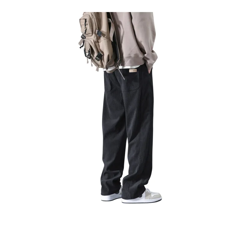 DANGERTIGER Knitted Sports Pants Unisex Gray-3