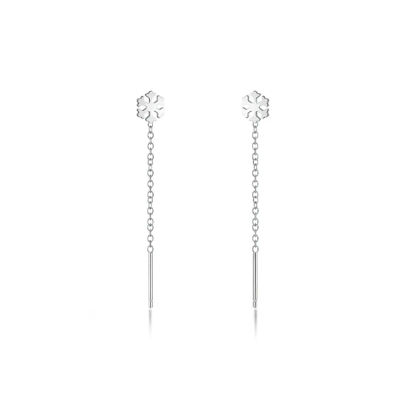 AIDIER 999 Fine Silver Drop Earrings Women's-0