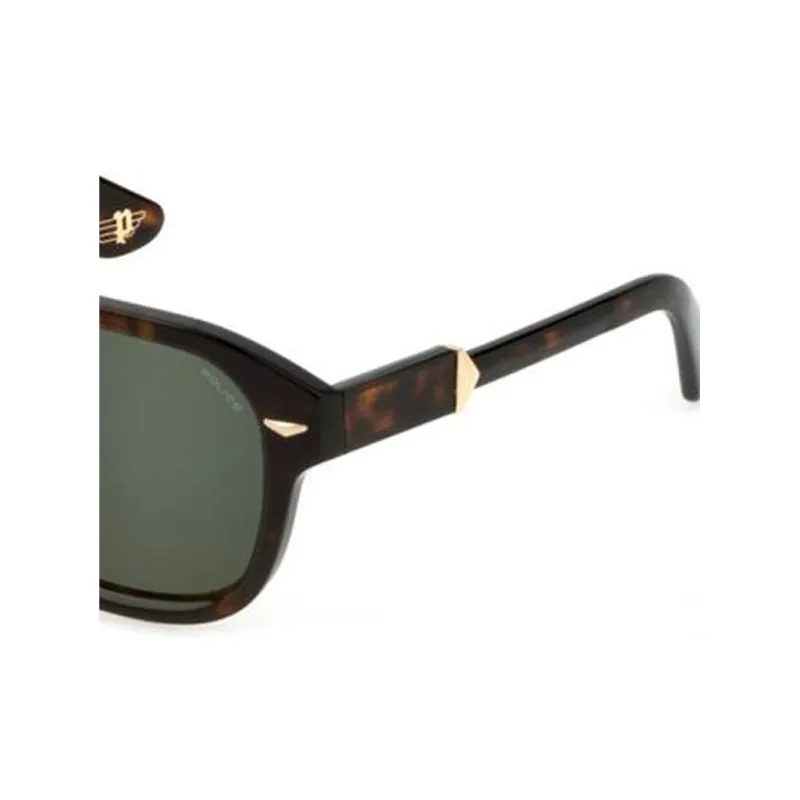 Police Plastic Aviator Sunglasses Unisex Black-2