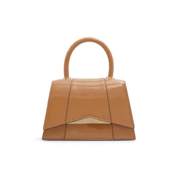 ALDO Artificial Leather Handbag Medium Size Women's Dark Beige