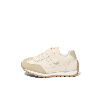 Snoffy Durable Breathable Low-Top Kids Lifestyle Shoes Milk Tea Beige Kids'