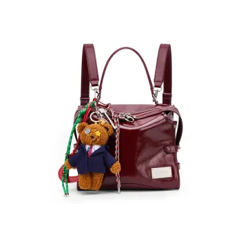 MCMIKO Cow Leather Backpack Small Size Women's Multicolor