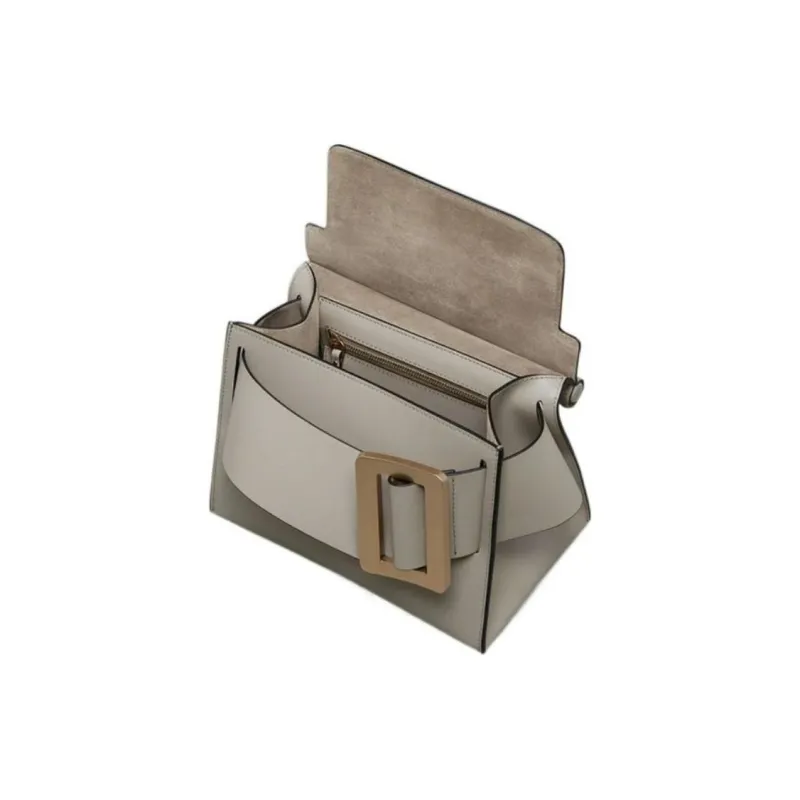 BOYY Leather Shoulder Bag Crossbody Bag Handbag Women's Gray-3