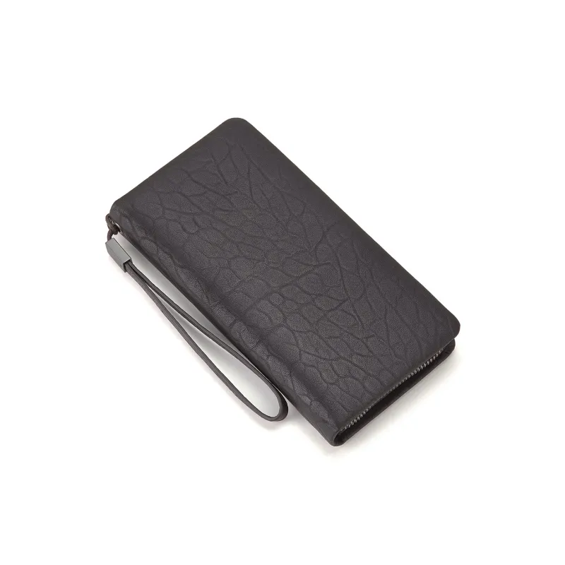 ROBERTA DI CAMERINO Cow Leather Clutch Wallet Regular Men's Coffee-5