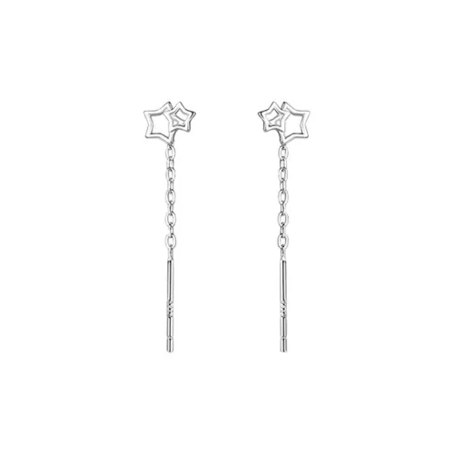 SWEET PLANET S999 Fine Silver Stud Earrings Women's