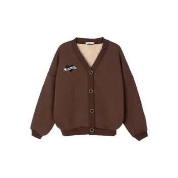 FAWENXIANGZI Sweatshirt Women's Coffee