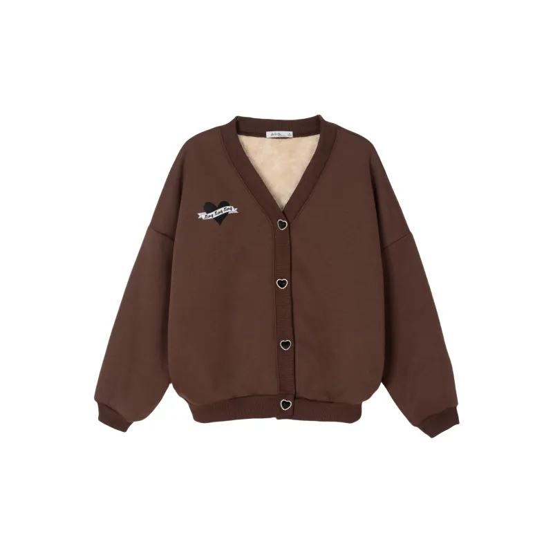 FAWENXIANGZI Sweatshirt Women's Coffee-0