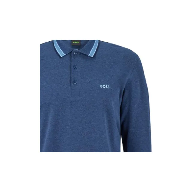 HUGO BOSS Polo Shirts Men Light Blue-4