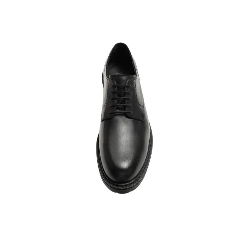 ZARA Dress Shoes Men Low Top Black-3